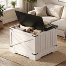 Farmhouse Lift Top Coffee Table with Hidden Storage Compartment