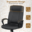 Ergonomic Office Chair with Rocking Function - Faux Leather