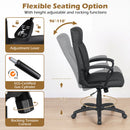 Ergonomic Office Chair with Rocking Function - Faux Leather