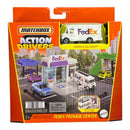Matchbox Fedex Package Center - Action Drivers Vehicle Playset w/ Express Delivery Van