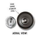 Feminist Goth Tumbler "Dance on the Graves of the Patriarchy" Stainless Steel Hot or Cold