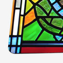 Stained Glass Dragon Slayer Playmat