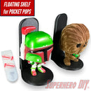 Floating Shelf for Funko Pocket Pops | Out of box wall display | Comes with Command strips!