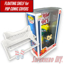 Floating Shelf for Funko Pop! Comic Covers | Wall Mount Display | Pop Box Wall Mount | Includes mounting screws