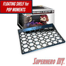 Floating Shelf for Funko Pop! Movie Moments 10W x 7D Box | Box Display Wall Mount | Includes mounting screws