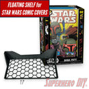 COM STAR WARS Floating Shelf for Funko Pop! STAR WARS Comic Covers