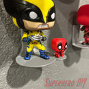 Floating Shelf for Pop & Buddy | Out of box shelves for 4" Funko Pops with miniature Buddy or Sidekick