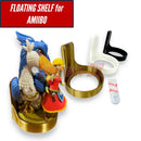 Floating Shelves for Amiibo Accessories | Comes with command strips! No Screws No Drilling | Display Shelf for Nintendo Amiibo