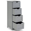 4-Drawer Freestanding Floor Cabinet with Anti-Toppling Device
