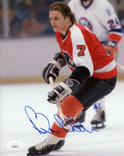 Bill Barber in Action Autographed Philadelphia Flyers 8