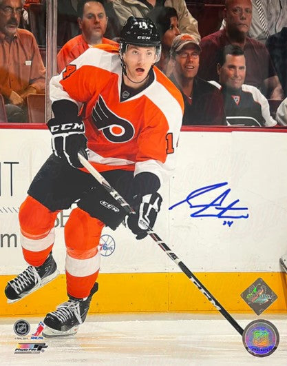 Sean Couturier in Action Philadelphia Flyers Autographed 8