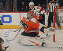 Carter Hart Philadelphia Flyers First Career Shutout Autographed NHL Hockey Photo
