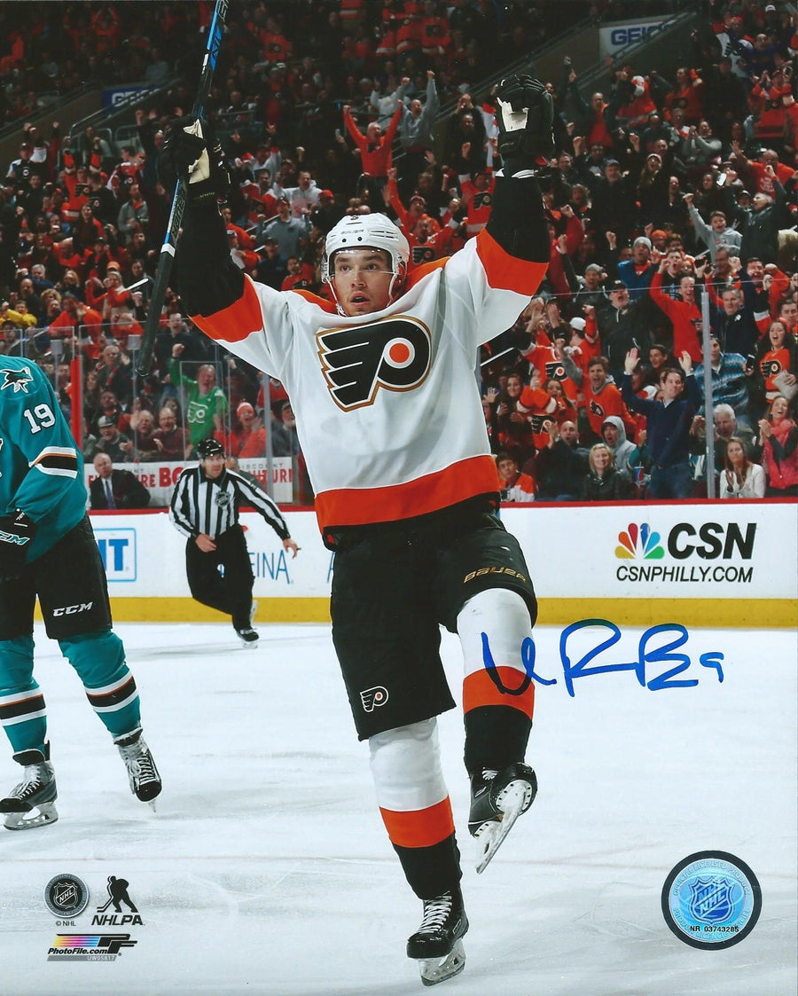 Ivan Provorov Philadelphia Flyers Celebration Autographed 16