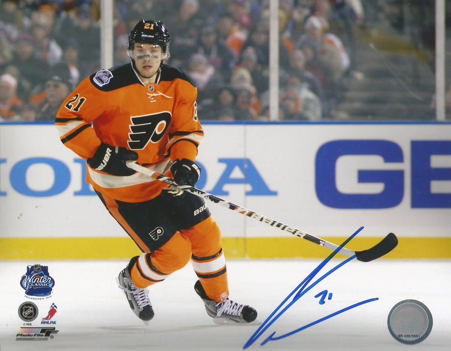 James Van Riemsdyk 2012 Winter Classic Autographed Philadelphia Flyers Hockey Photo