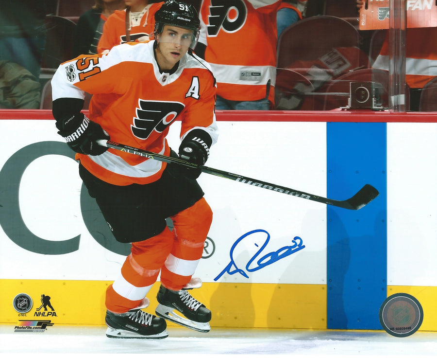Valtteri Filppula in Action Philadelphia Flyers Autographed 11