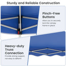 Foldable 10 X 10 Feet Pop up Canopy Tent with Wheeled Bag