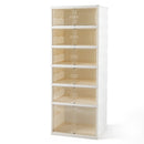 Foldable Shoe Rack Organizer 12-Pair 6-Tier Collapsible Shoe Cabinet