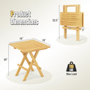 Teak Wood Square Coffee Table with X-shaped Legs and Slatted Tabletop