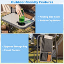 Folding Camping Chair with Cup Holder and Storage Pocket