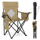 Folding Camping Chair with Mesh Back and Carrying Bag