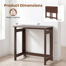 Folding Console Table with Space-Saving Design