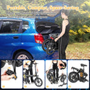 Folding Electric Bicycle with 500W Brushless Motor and Dual Disk Brakes