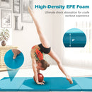 10 Feet x 4 Feet x 2 Inch Folding Exercise Mat with Hook and Loop Fasteners
