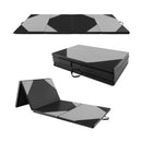 10 Feet x 4 Feet x 2 Inch Folding Exercise Mat with Hook and Loop Fasteners
