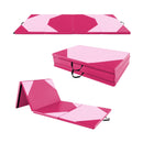 10 Feet x 4 Feet x 2 Inch Folding Exercise Mat with Hook and Loop Fasteners
