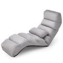 Folding Lazy Sofa Chair Stylish Sofa Couch Beds Lounge Chair W/Pillow