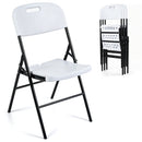 Folding Plastic Chairs 4-Pack, 330 LBS Capacity