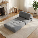 Folding Sofa Bed with Pillow and Back Support for Living Room
