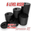 Foot Stand 6-Level Display Riser for 6 inch or 7 inch action figures, display stand fits McFarlane, Marvel Legends 1:12 scale