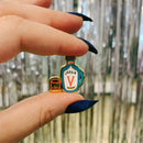 Fountain Of Youth Vodka Enamel Pin On Gift Card