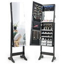 Free Standing Full Length Jewelry Armoire with L