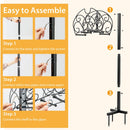 Detachable Freestanding Hose Holder for Outdoor Yard Garden Lawn