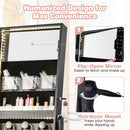 Freestanding Jewelry Cabinet with Full Length HD Mirror