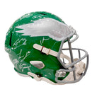Philadelphia Eagles Team-Signed Kelly Green Alternate Full-Size Helmet - 28 Signatures