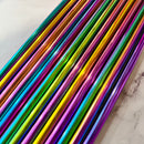 Chroma Straw Set - 40oz stainless steel tumbler straws- Set of 2