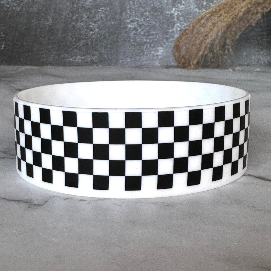 BLACK & WHITE CHECKERS 50oz Bertha Boot for Simple Modern Tumblers - New!