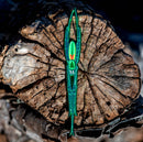 Green Stretch Spider Enamel Pin