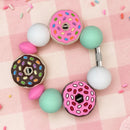 Donuts Handle Bracelet - Tumbler Handle Charm