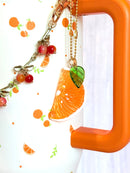 Orange Slice Charm - Tumbler Handle Charm