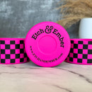 Ravishing Pink Checkers Tumbler Boot -fits 20-40oz NEW!