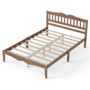 Full/Queen Platform Bed Frame with Scalloped Headboard