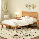 Twin/Full/Queen Size Bed Frame with Headboard and Storage Space