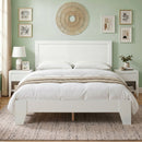 Full Size Platform Bed Frame with Headboard - No Box Spring
