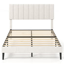 Full Size Velvet Upholstered Platform Bed Frame
