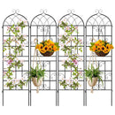 4 Pack 71" x 20" Metal Garden Trellis for Outdoor Climbing Plants