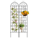 2 Pack 86" x 20" Metal Garden Trellis for Outdoor Climbing Plants